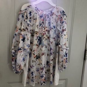 Dolan flowy Blouse Size L